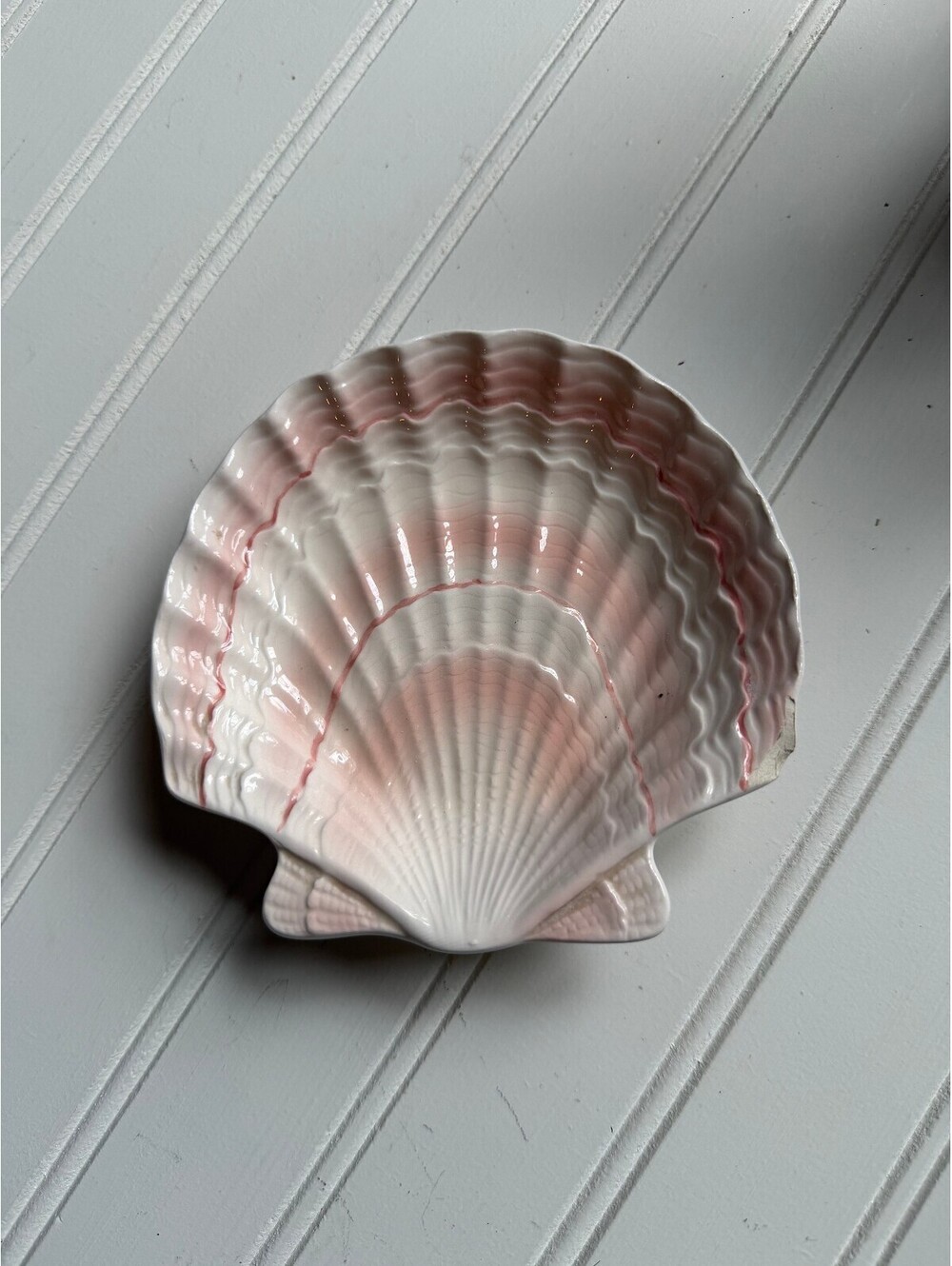 Vintage Otagiri "Beachcomber" Ceramic Shell Trinket Dish JP Coastal Grandma